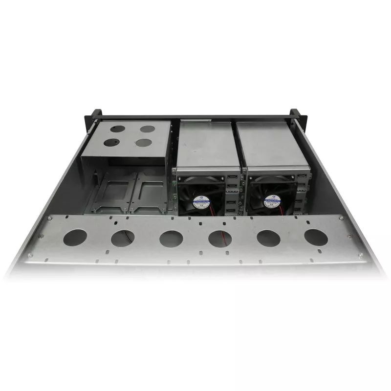 Rackmount skriňa INTER-TECH IPC 4U-4508 čierna — 4U serverové/PC puzdro, Rackmount