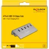 DeLOCK USB hub 10 Gbit/s 4 porty Type-A 1 port rýchleho nabíjania