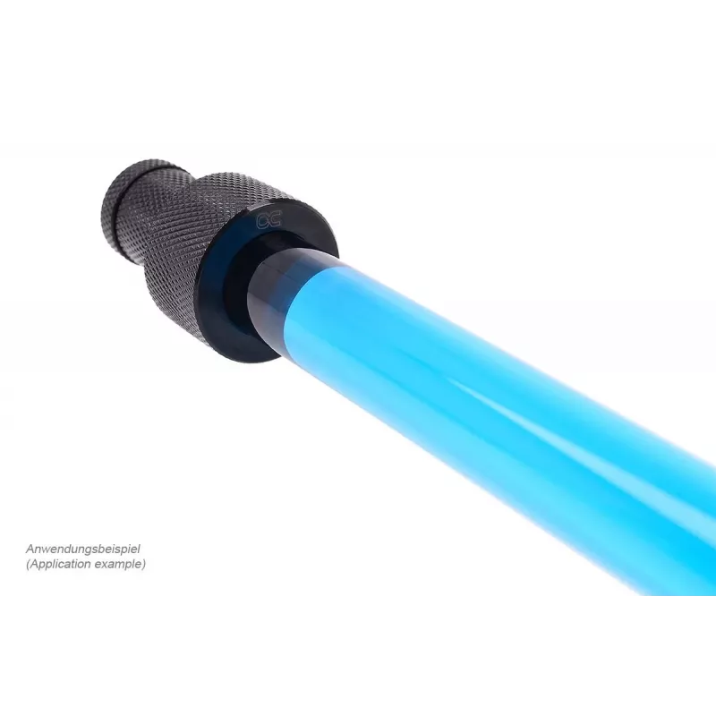 Alphacool ROH1020312 HardTube 16/11 mm trubica z borosilikátového skla, uhol 90°, 20/40 cm, číra