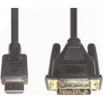 HDMI 3 video kábel adaptér e+p 2m DVI-D čierny