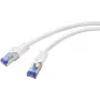 Renkforce RF-6830456 RJ45 sieťový kábel, patch kábel CAT 6a S/FTP 5,00 m biely 1 kus (RF-6830456)
