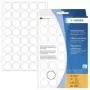 HERMA - permanentne lepiace etikety - biela - 19 mm okrúhle 1280 etikiet (32 listov x 40) (2250)