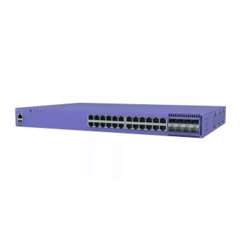 Extreme Networks ExtremeSwitching 5320-24P-8XE riadený switch L2/L3, 24x 10/100/1000 PoE+, 4x 1/10 Gigabit SFP+, 2x SFP-DD, stohovateľný