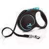 Navíjacia vôdzka Flexi flexi Black Design M — dĺžka 5 m, prevedenie so šnúrou, max. zaťaženie 25 kg, ergonomická rukoväť