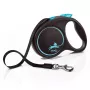 Navíjacia vôdzka Flexi flexi Black Design M — dĺžka 5 m, prevedenie so šnúrou, max. zaťaženie 25 kg, ergonomická rukoväť