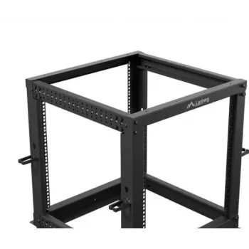 Rack skriňa LANBERG Open Rack OR01-6112-B 12U 600x600 nastaviteľná čierna