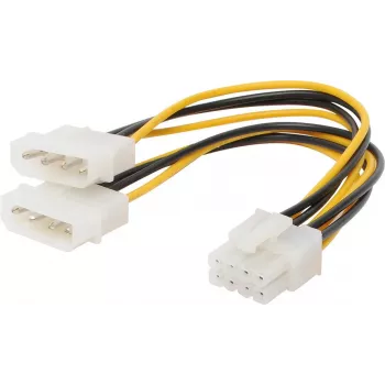 Interný napájací kábel ShiverPeaks 8-pin PCI Express na 2x 6-pin (2x 13,3 cm) 0,13 m