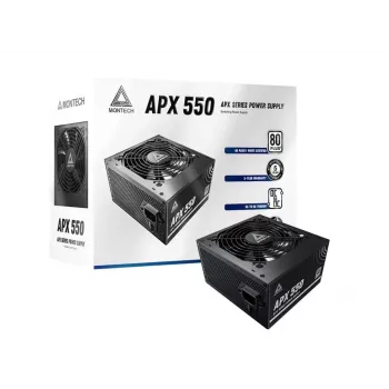 Montech APX550 napájací zdroj 550 W 20+4 pin ATX ATX čierny