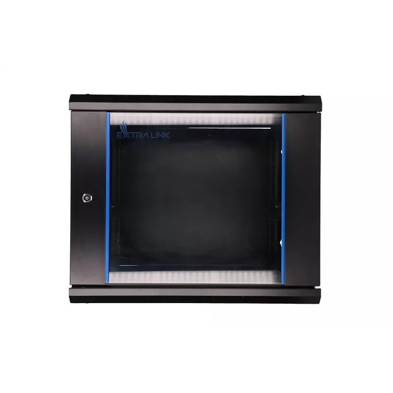 Nástenný rack Extralink 9U 600x600 čierny