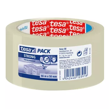 Páska TESA Clear Strong 66 m polypropylén