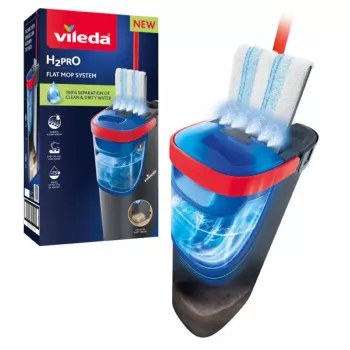 Mop VILEDA mikrovlákno 1200 ml mokrý, 360° otočná hlava, 140,5 cm tyč, odnímateľná hlava vhodná do práčky