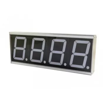 ALLNET ALL-POE-CNT-1 digitálne nástenné hodiny obdĺžnikové sivé nástenné hodiny (ALL-PoE-CNT-1)