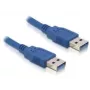 USB kábel DeLOCK USB 3.0-A konektor samec/konektor samec – 1 m