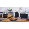 Hriankovač Smeg 50's Style TSF01BLMEU 2 plátky čierna nerez
