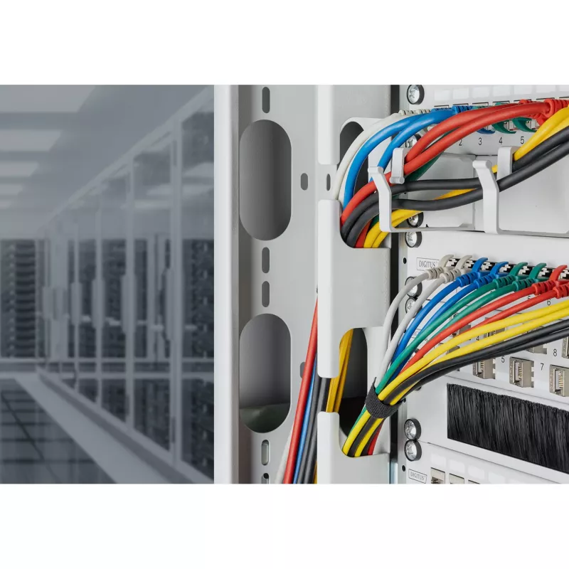 Digitus CAT 6A F-FTP tenký patch kábel 10 m sivý