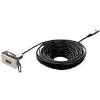 HDMI kábel Kindermann Konnect Design click 20 m – hybridný medeno-uhlíkový aktívno-optický, 4K 60 Hz