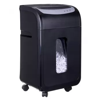 Skartovač ActiveJet ASH-2502C — krížový rez P-4, 25 listov, 4x40 mm, 28 l zásobník, 22,8 cm vstup, 30 min prevádzka