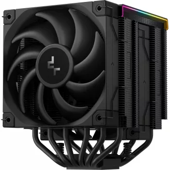 CPU chladič DeepCool AK620 Digital PRO — 120 mm ventilátor, 1750 ot/min, 25 dB, 12 V, vhodný pre LGA1700/AM5, čierny