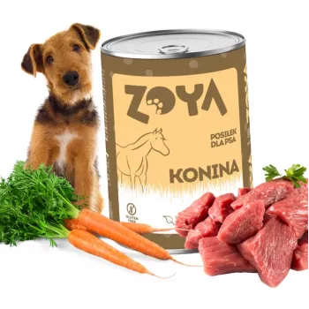 ZOYA kôň - mokré krmivo pre psov - 400g