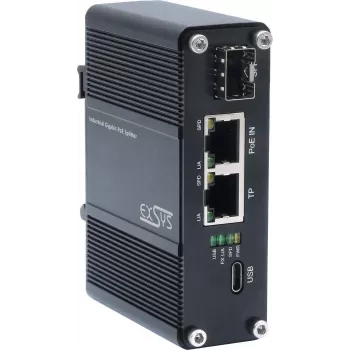 PoE Splitter Exsys EX-60328, 12V 1A výstup pre zariadenia bez PoE