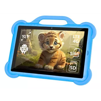 Tablet BLOW KidsTAB10 10,1 palca Full-Size tablet, 10,1 palca IPS 1200x1920, Android 12, 4 GB RAM, 64 GB eMCP, 4G (MicroSIM), 6000 mAh, Astral Blue
