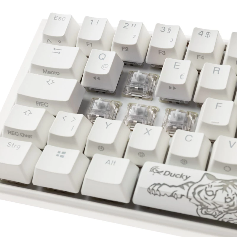 Ducky One 3 Classic Pure White SF klávesnica USB nemecká biela (DKON2167ST-WDEPDPWWWSC1)