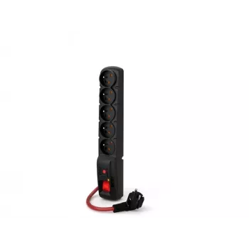 ACAR F5 POWER Black 5 AC zásuviek 230 V 1,5 m