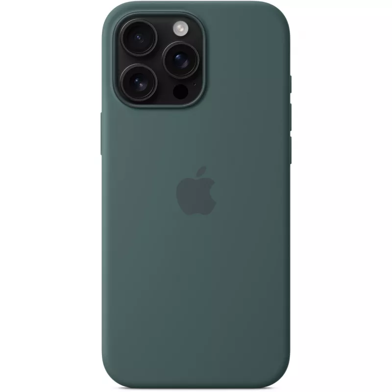 Silikónové puzdro s MagSafe pre iPhone 16 Pro Max – morská zelená