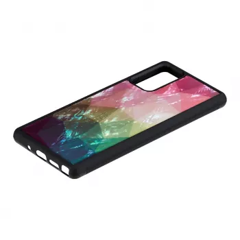 Ochranné puzdro iKins pre Samsung Galaxy Note 20 – motív vodných kvetov čierne