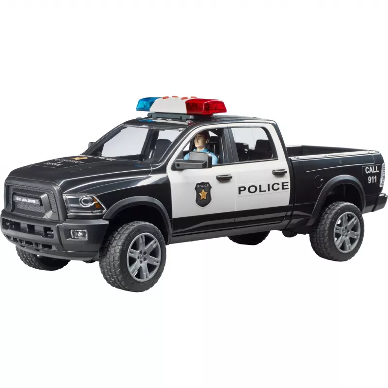 Policajné pickup vozidlo BRUDER RAM 2500 Police 02505 – model v mierke, hračka