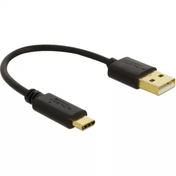 USB nabíjací kábel DeLOCK 80954 Type-A na USB Type-C 3 A 15 cm