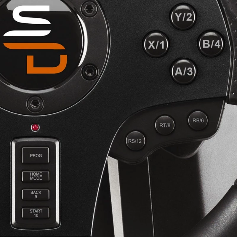 Subsonic SA5595-PC herný ovládač čierny USB volant + pedále
