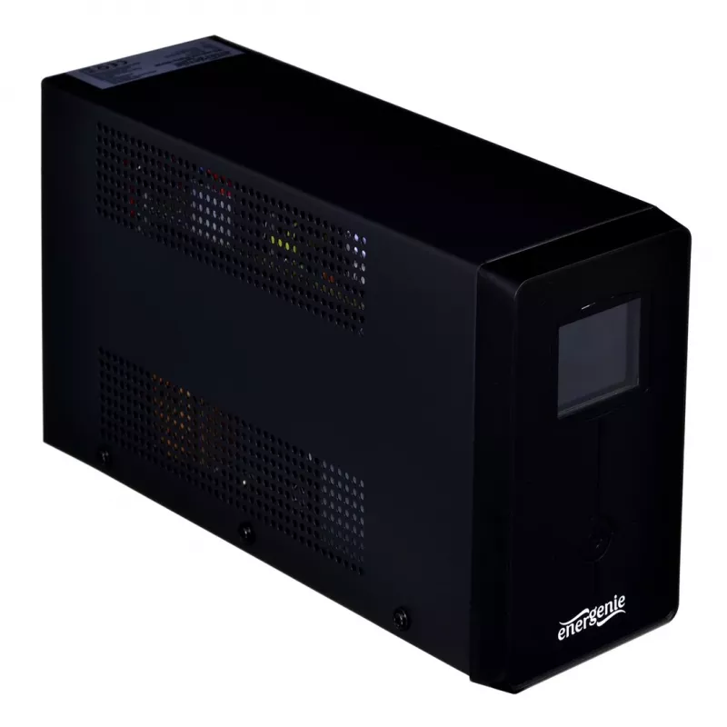 UPS ENERGENIE EG-UPS-031 Line-Interactive 0,65 kVA 390 W 2x C13 výstupy, 7 Ah VRLA