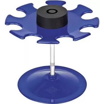 Stojan na pečiatky WEDO 64 803 modrý kov 100 mm pre 8 pečiatok