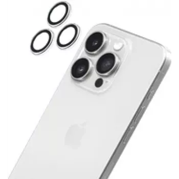 Ochranný krúžok kamery LAUT PRIME GLASS pre iPhone 16 Pro / iPhone 16 Pro Max, transparentný, tvrdené sklo