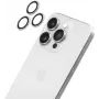 Ochranný krúžok kamery LAUT PRIME GLASS pre iPhone 16 Pro / iPhone 16 Pro Max, transparentný, tvrdené sklo
