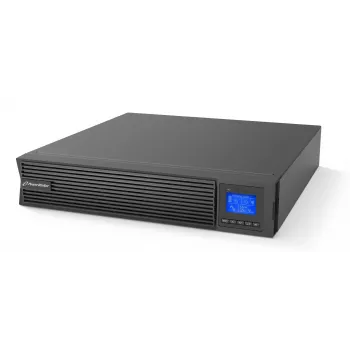 Záložný zdroj PowerWalker VFI 1000 ICR IoT, online dvojitá konverzia, 1 kVA / 1000 W, 8x C13 výstupy, LCD, Rack/Tower 2U, čierny