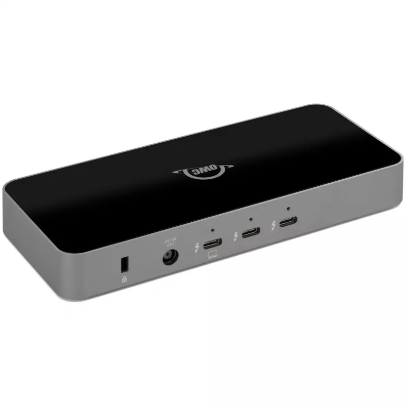 Thunderbolt 5 Hub, dokovacia stanica sivá/čierna, Thunderbolt 5, USB-A