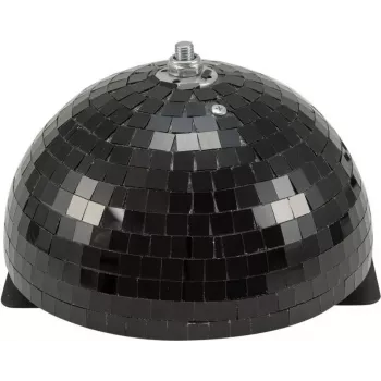EUROLITE motorizovaná zrkadlová polguľa 20 cm 50101954 – rotujúci polguľový zrkadlový prvok, 20 cm