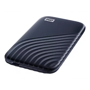 WD My Passport SSD WDBAGF0020BBL - SSD - šifrovaný - 2 TB - externý (prenosný) - USB 3.2 Gen 2 (USB-C konektor) - 256-bit AES - Midnight-blue