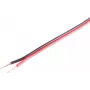 Reproduktorový kábel ShiverPeaks 06-15505 0,75 mm², 50 m, červený/čierny