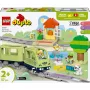 Vláčiková súprava LEGO DUPLO Interaktívne dobrodružná železnica 10427, 57 dielov, 2 minifigúrky, pre deti od 2 rokov