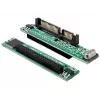 Káblový adaptér DeLOCK 61987 SATA 22p na IDE 44p čierny/zelený