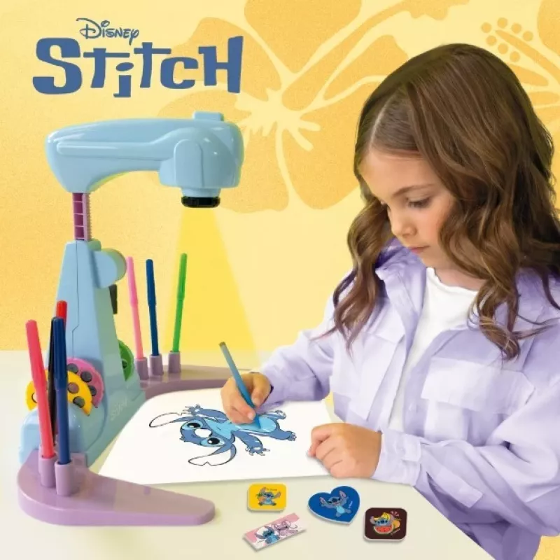 Stitch projektor kresliaca školská sada