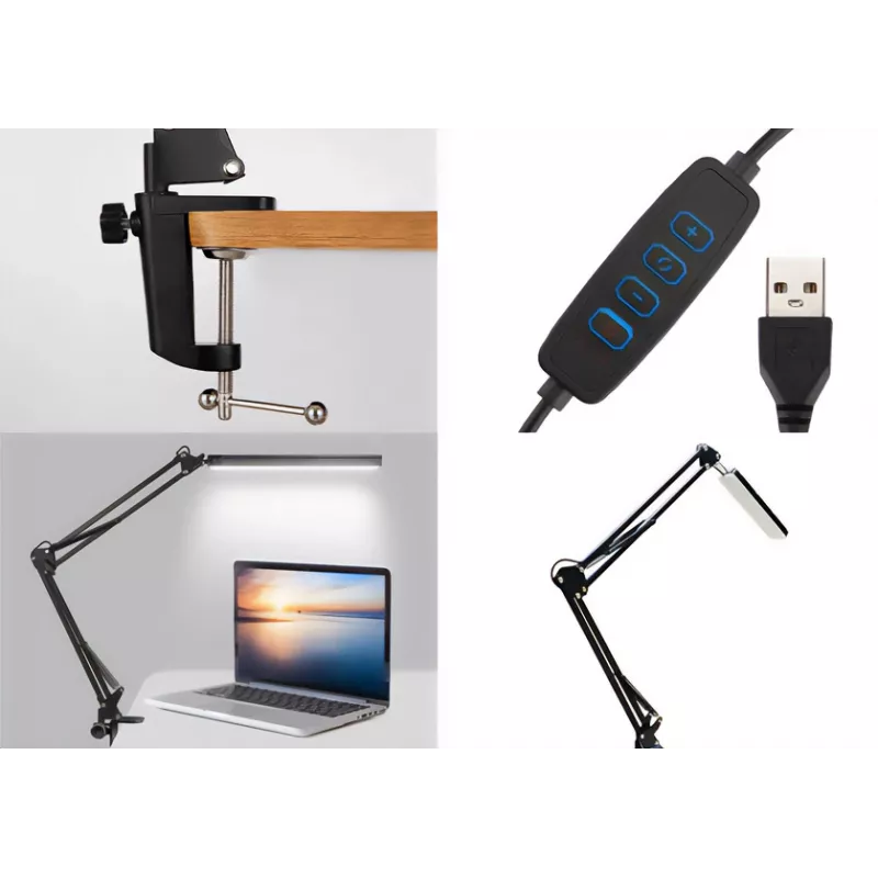 Media-Tech MT224 stolová lampa 5,6 W LED čierna
