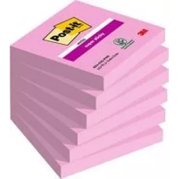 Post-it Super Sticky samolepiace lístočky extra silné ružové 6 blokov (7100259225)