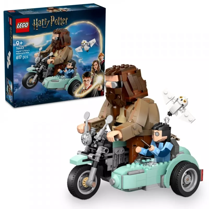 LEGO HARRY POTTER 76443 Hagridova a Harryho jazda na motorke
