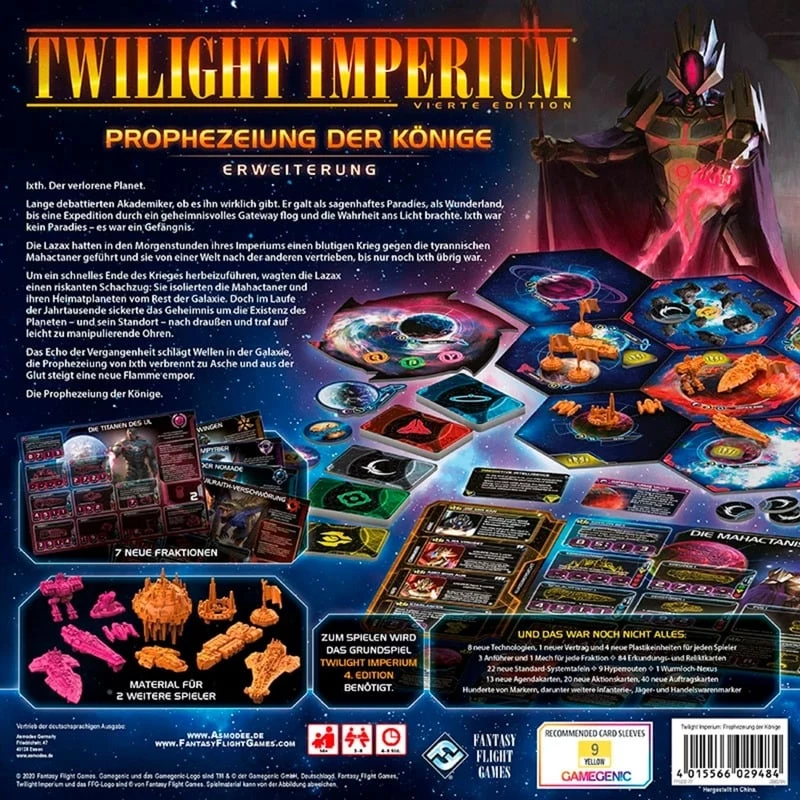 Twilight Imperium 4. edícia - Prophecy of Kings, rozšírenie spoločenskej hry