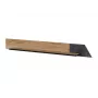 Závesná polica cama meble OVO 1300×200×150 mm dub/betón, drevotrieska, nástenná