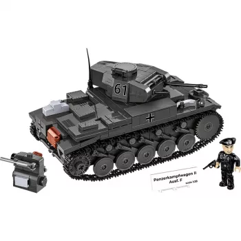 Stavebnica Cobi Panzerkampfwagen II Ausf. F – 813 dielov, čierna, vek 9+